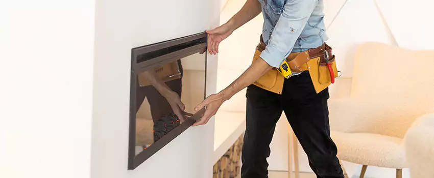 Metal Fireplace Installation in Pittsburg, Kansas