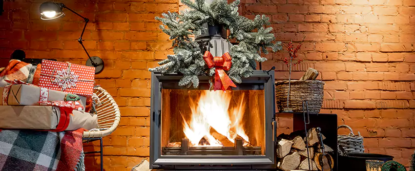 Travis Industries Linear Gas Fireplace Installation in Pittsburg, Kansas