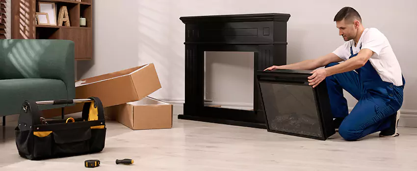 Old Rusted Metal Fireplace Repair And Replacement in Pittsburg, KS